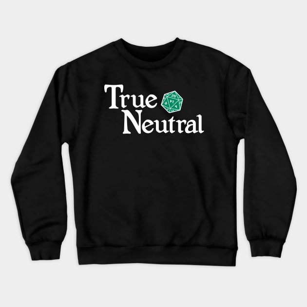 True Neutral Crewneck Sweatshirt by machmigo